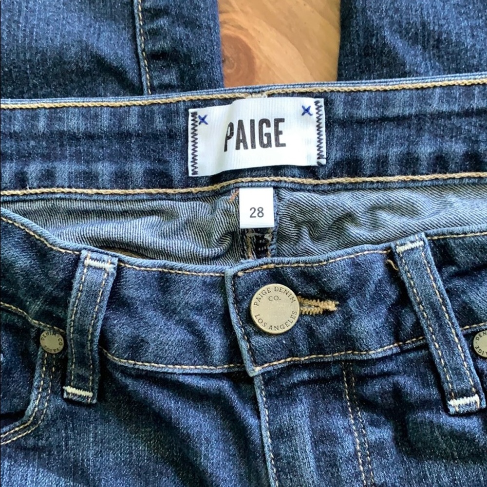 Paige skinny jeans size 28